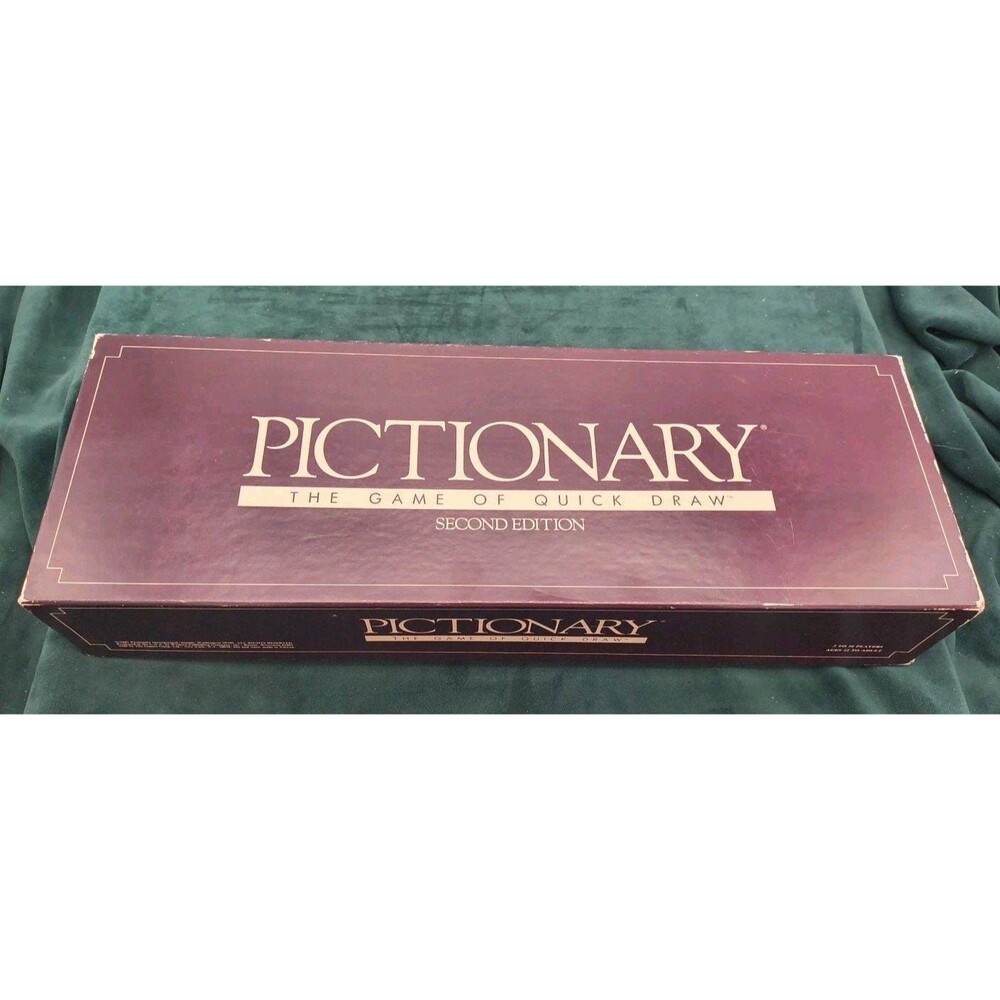 1987 Vintage Pictionary Game Second Edition Classic Drawing Game - No Pencils